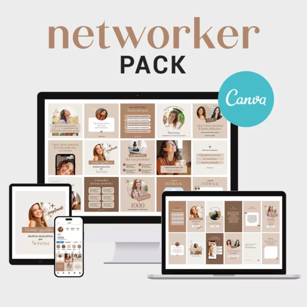 Template canva Networker Pack