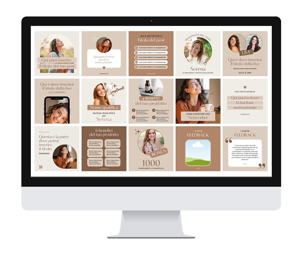 Template canva Networker Pack